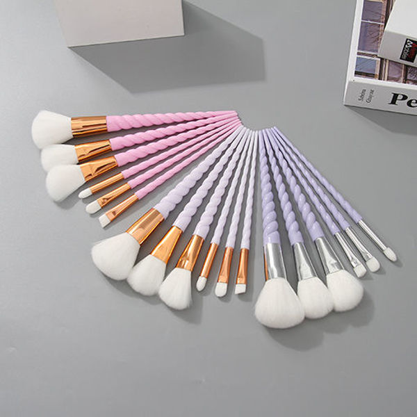 Imagen de SET DE BROCHAS UNICORNIO (ROSA)