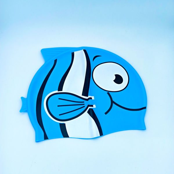 Imagen de GORRO DE NATACION PEZ (CELESTE)