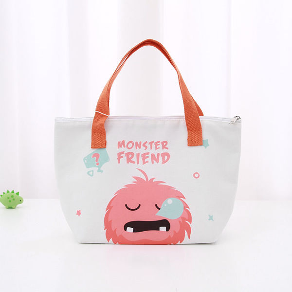 Imagen de BOLSA DE ALMUERZO MONSTER (BLANCO)