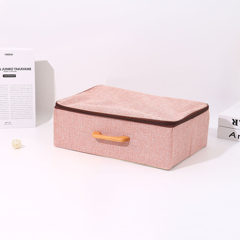 CAJA DE ALMACENAMIENTO CREMALLERA GRANDE (ROSA) - Ximi El Salvador