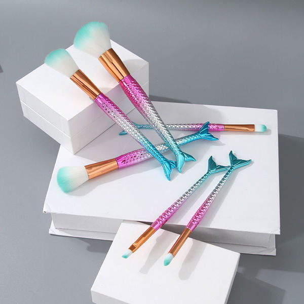 Imagen de BROCHAS DE MAQUILLAJE SERIE SIRENA