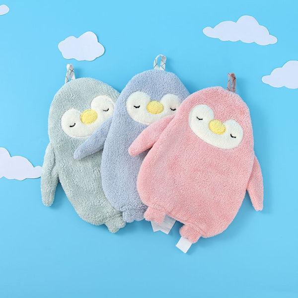 Imagen de TOALLA DE MANO AMOROSO PINGÜINO