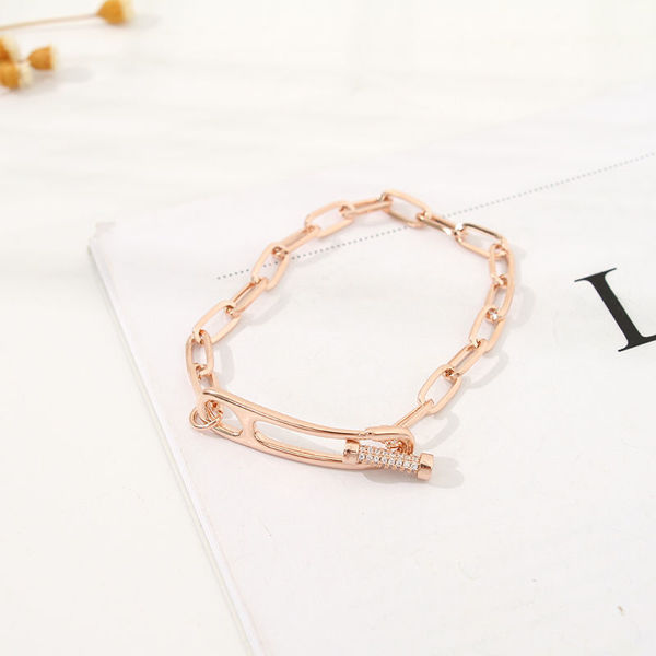 Imagen de PULSERA GEOMÉTRICA RHINESTONE
