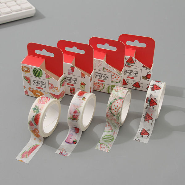 Imagen de WASHITAPE - CINTA DE PAPEL ESTILO JAPONÉS - FRUTA