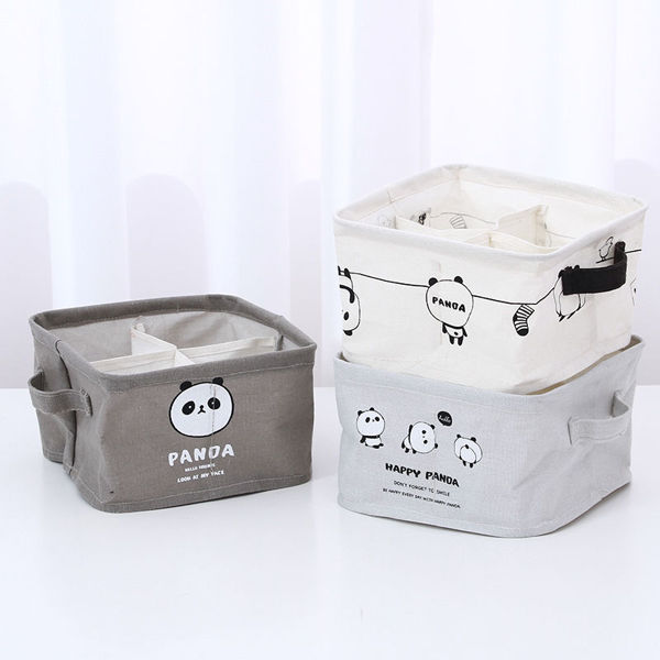 Picture of LOVELY PANDA STORAGE BOX - 4 COMPARTIMENTOS