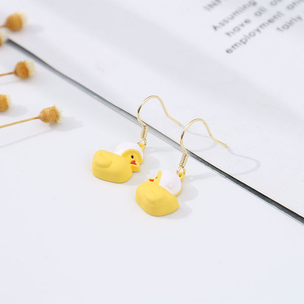 Imagen de PENDIENTES COLGANTES PATO LOVELY