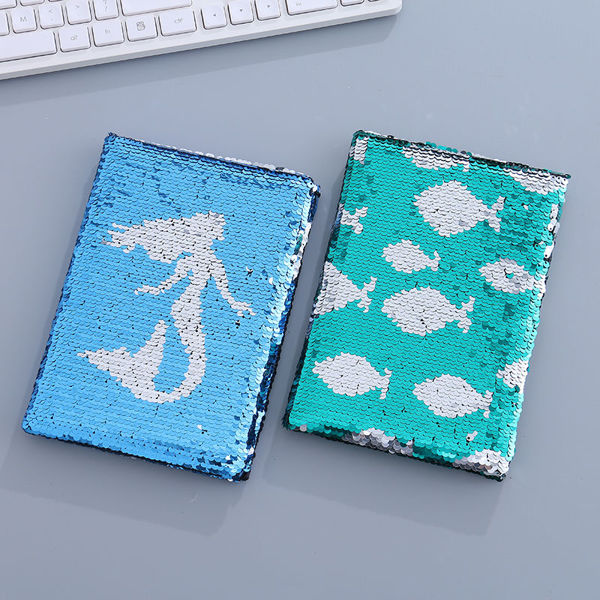 Imagen de CUADERNO DE LENTEJUELAS OCEAN COLLECTION 80 HOJS