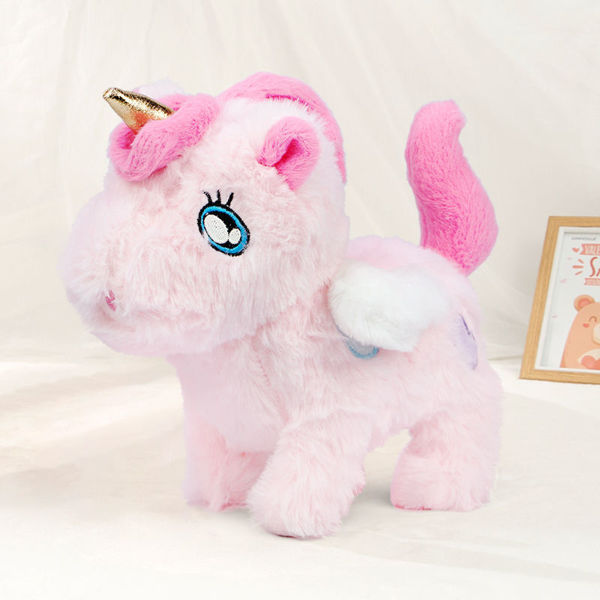 Imagen de JUGUETE ELECTRÓNICO UNICORNIO DE FELPA