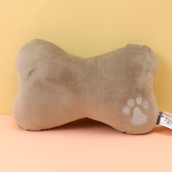 Imagen de ALMOHADA DE HUESO DE ALGODÓN PATAS DE OSO (GRIS)