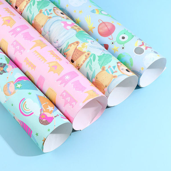 Imagen de PAPEL DE REGALO DE PINTURA DE ACUARELA