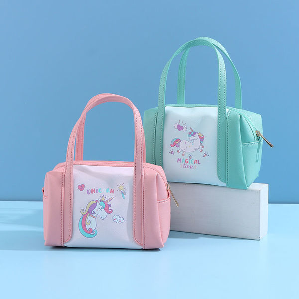 Imagen de BOLSO COSMÉTICO PORTÁTIL LINDO UNICORNIO