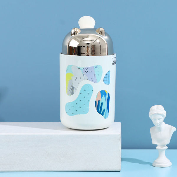 Imagen de TERMO PEQUEÑO ZORRO (BLANCO) 250ML