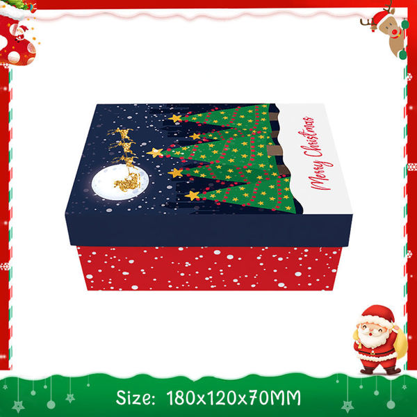 Imagen de CAJA DE REGALO DE NAVIDAD RECTANGULAR (S) 2#