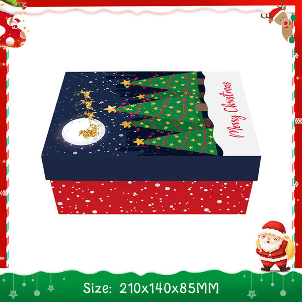 Imagen de CAJA DE REGALO DE NAVIDAD RECTANGULAR (M) 2#