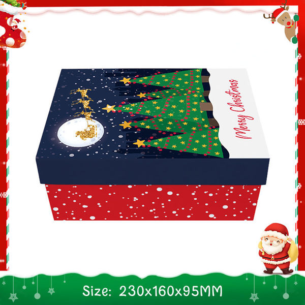 Imagen de CAJA DE REGALO DE NAVIDAD RECTANGULAR (L) 2#