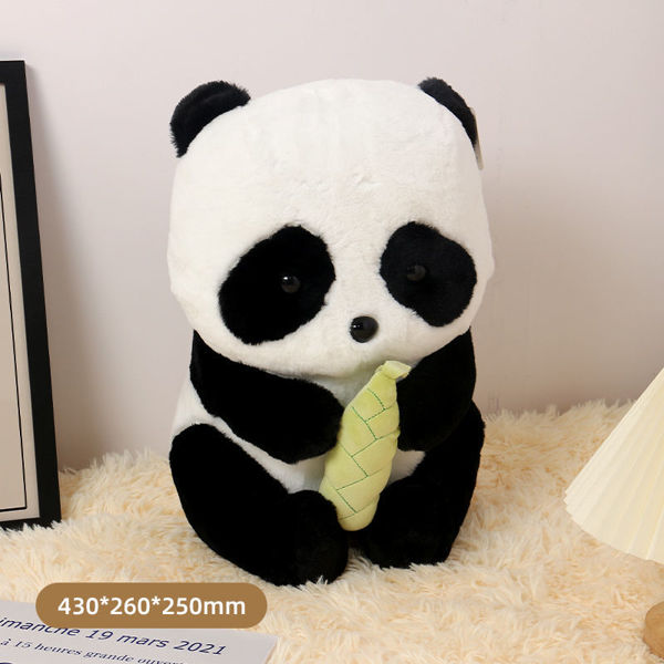Imagen de MUÑECO DE PELUCHE PANDA DE BAMBÚ