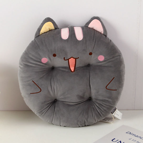 Imagen de COJÍN CON DISEÑO DE GATITO (GRIS OSCURO)