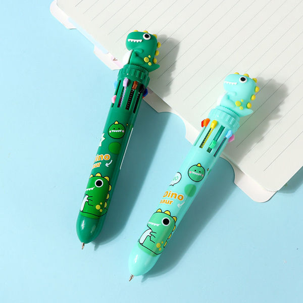 Imagen de BOLÍGRAFO HUEVO DINOSAURIO 10 COLORES 0.7MM
