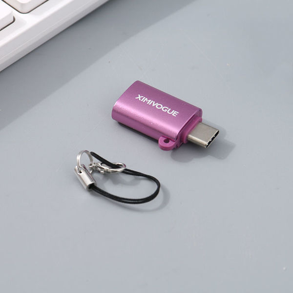 Imagen de ADAPTADOR OTG TIPO CA USB (ROSY MORADO)