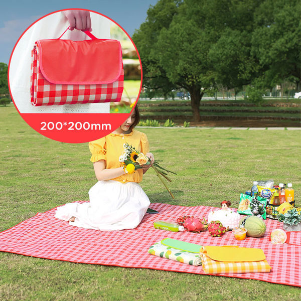 Imagen de TAPETE DE PICNIC PLEGABLE (ROJO)