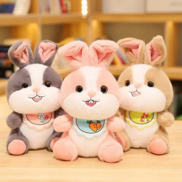 Imagen de MUÑECO DE PELUCHE BIB BABY BUNNY (M)