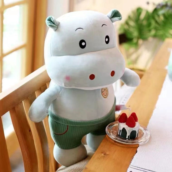 Imagen de MUÑECO DE PELUCHE HIPOPÓTAMO SONRIENTE (S)