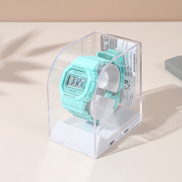 Imagen de RELOJ DEPORTIVO ESTILO CLÁSICO (AZUL TIFFANY)