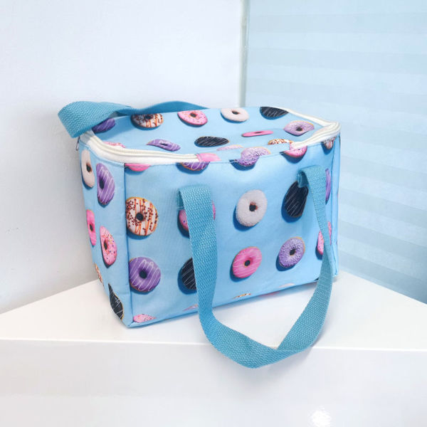 Imagen de LUNCHERA TASTY DONUTS CUBE FLIP-TOP GRAN CAPACIDAD